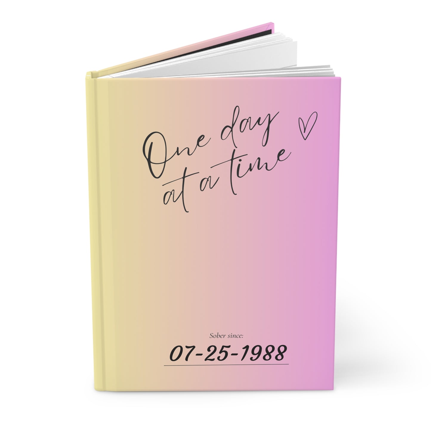 One Day at a Time - Custom Date Journal