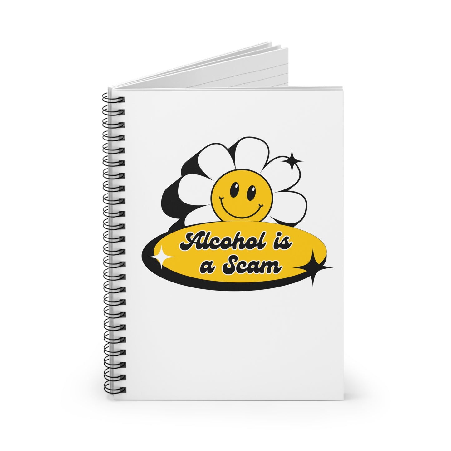 "Alcohol is a Scam" Notebook