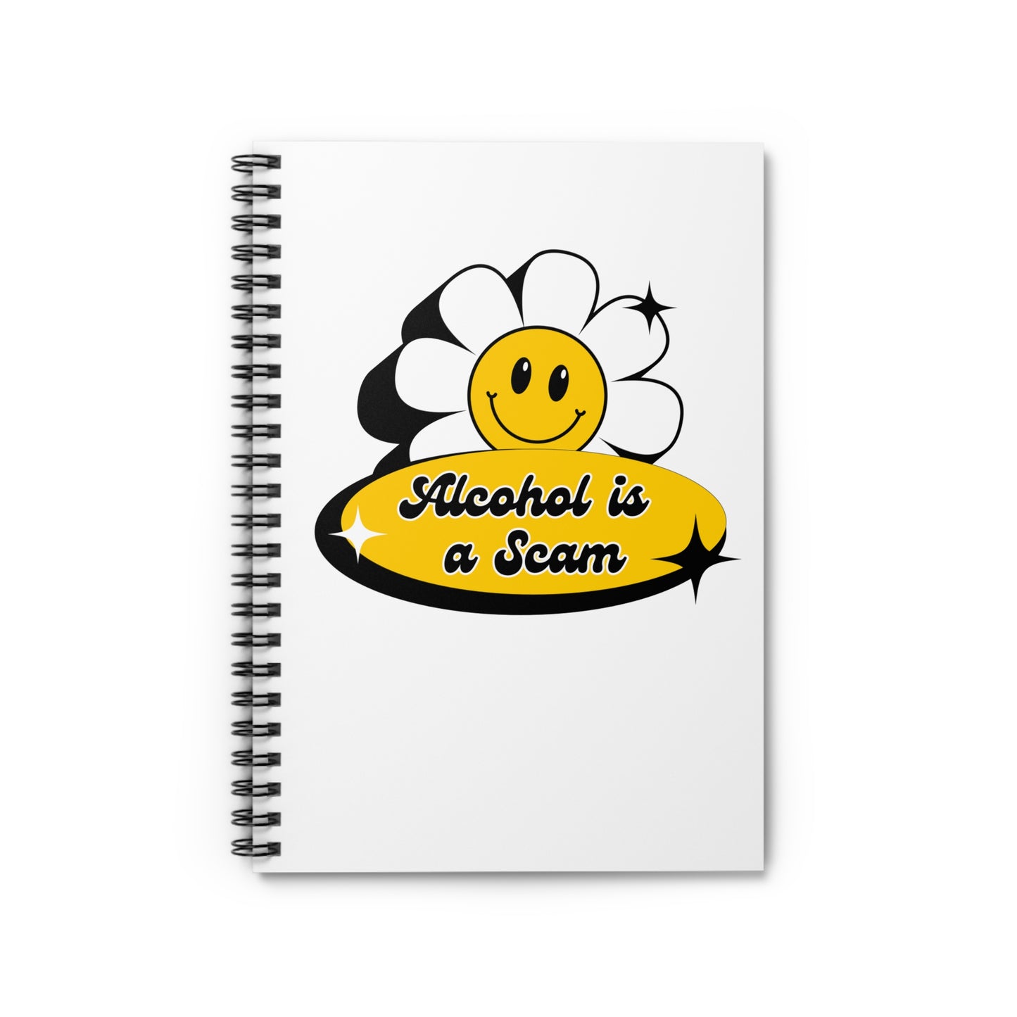 "Alcohol is a Scam" Notebook